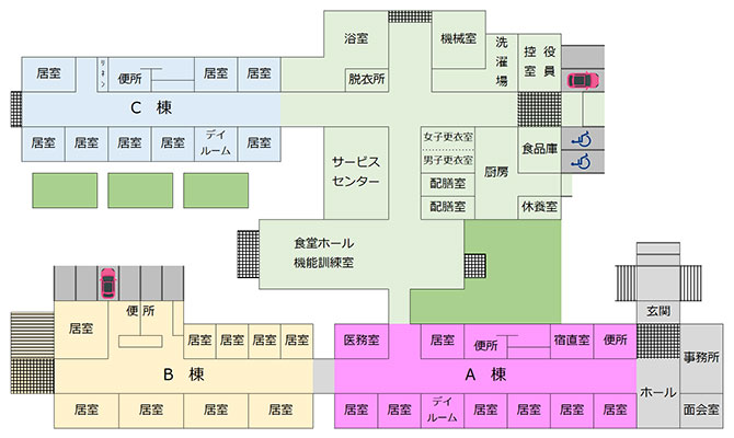 施設平面図1階