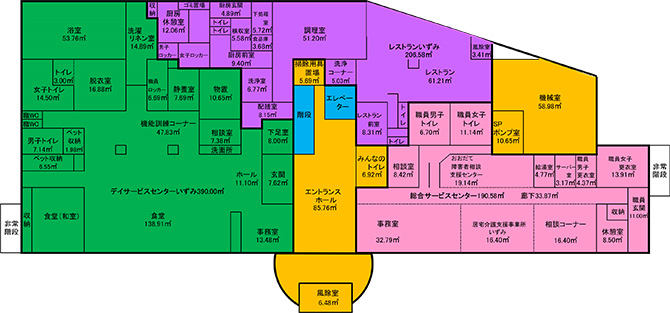 施設平面図1階