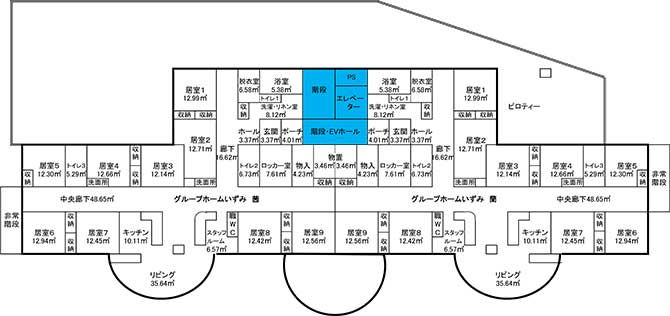 施設平面図2階